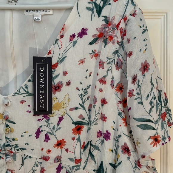 Floral DownEast Mini Dress - Picture 2 of 3